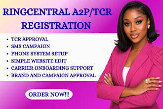 do ringcentral tcr approval and SMS compliance setup