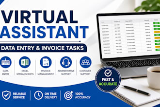do accurate data entry and invoice management tasks