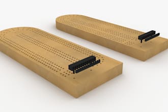 create sketch to dwg cad drawings, 3d furniture and product rendering