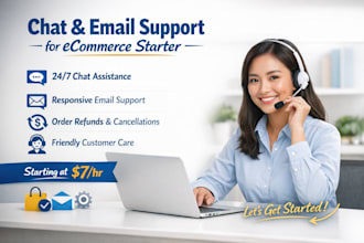 do email and chat support for ecommerce