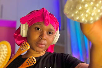 create calming asmr ugc video for tiktok and youtube