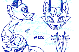 create a full body sheet for your fursona