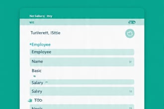 create automated salary sheet and student result sheet in excel
