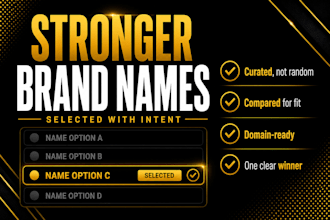 create brand names for your business or startup