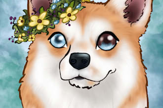 do digital pet illustrations