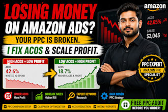 fix your amazon PPC if you are losing money and reduce acos