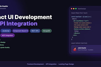 build responsive react components and UI for your web app