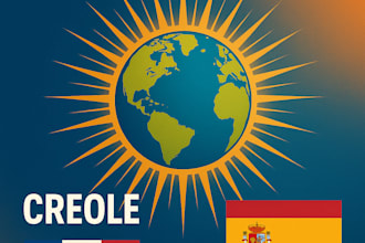 translate your docs english,french,spanish and haitian creole professionally
