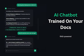 build an ai chatbot trained on your data that gives accurate answers