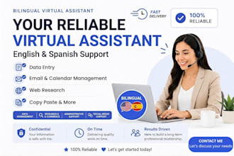 be your bilingual virtual assistant for admin support