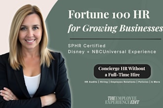 be your fractional HR partner with fortune 100 experience