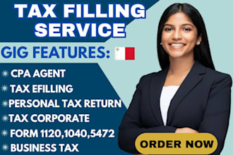 prepare form 1120 and 5472 for foreign owned US llc