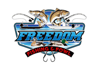 do stunning outdoor fishing mascot logo with t shirt design