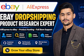 do ebay dropshipping product research and product hunting