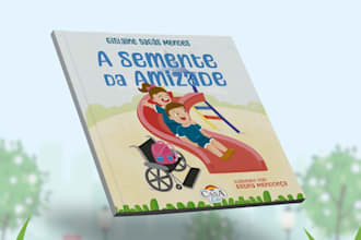 illustrate a childrens book in cartoon style