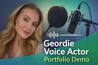do a voice over in native british accent