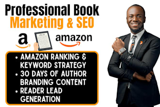 be your author brand manager and book marketing expert for amazon ranking