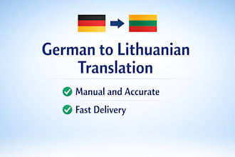 translate german to lithuanian manually and accurately
