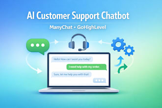 ai customer support chatbot, manychat gohighlevel knowledge base automation