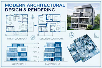 draft autocad 2d architectural floor plan drawing, elevation