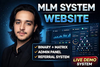 create MLM software with compensation plan and admin panel