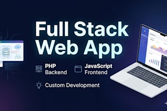 create a custom web app with PHP backend