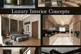create luxury interior design concepts