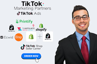 setup tiktok shop, connect shopify to tiktok, tiktok affiliate, tiktok ads setup