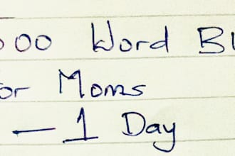 write a 500 word parenting blog post for busy moms
