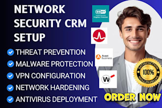 setup network security norton antivirus eset avast cisco duo watchguard crm