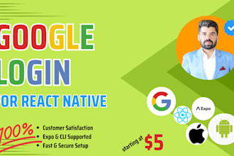 add google login authentication in your react native app