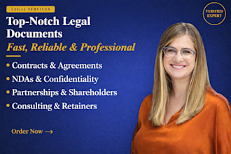 draft legal contracts, agreements and documents