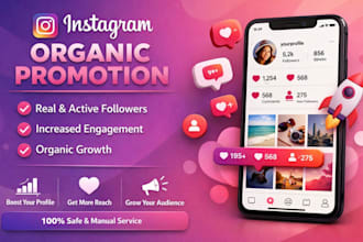 do instagram promotion and organic growth
