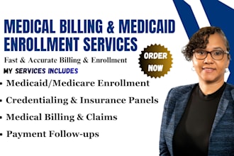 do medical billing, credentialing, medicaid enrollment for US healthcare