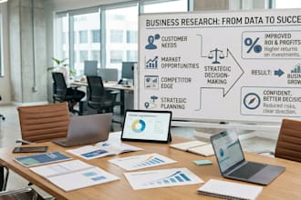 conduct advanced research and competitive analysis