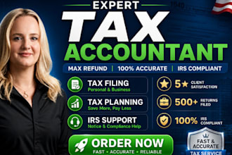 be tax accountant for tax consulting, filing planning and international tax