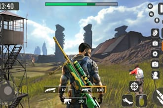 do unity game development, unity 3d game, unity fps shooter game