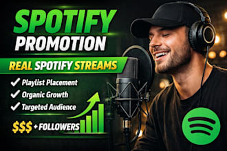do spotify music promo to increase listeners, streams and reach