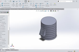 create 2d, 3d drawings for printing in fusion360, solidwork, freecad