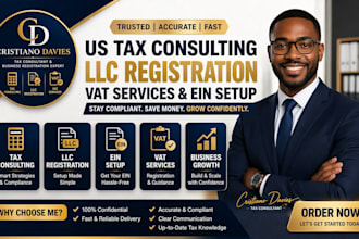 do US tax consulting llc registration vat and ein setup fast