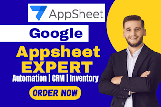 build a custom google appsheet app for business automation