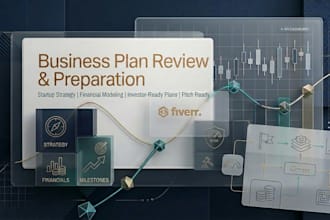 review and or prepare business plans