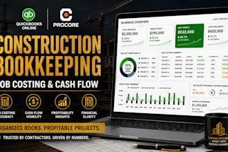 do contractor bookkeeping job costing quickbooks procore knowify track cash flow