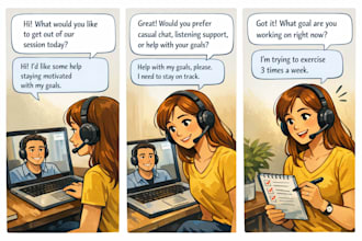 be your friendly chat buddy and listening ear