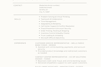 custom write your resume