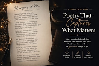 give your story the voice it deserves with a deeply emotional poem