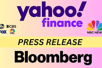 publish press release article in yahoo finance ,yahoo finance