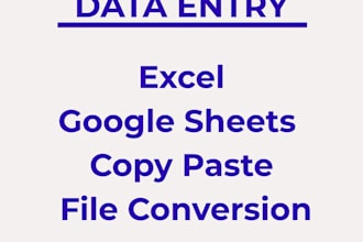 do structured data entry tasks