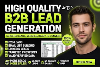 do targeted b2b leads generation and verified business lead