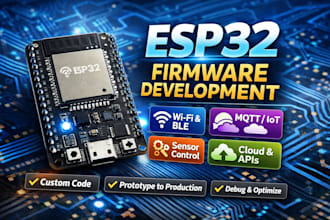 develop custom esp32 firmware for your iot project
